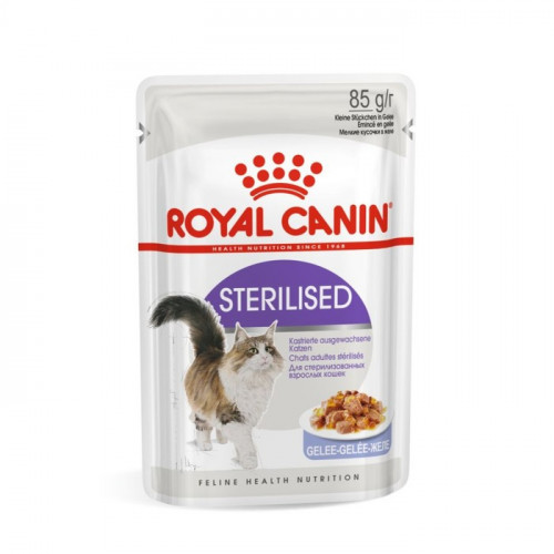 Влажный корм RC Sterilised для стерилизованных кошек, в желе, пауч, 85 г Royal Canin