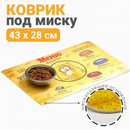 Коврик под миску 