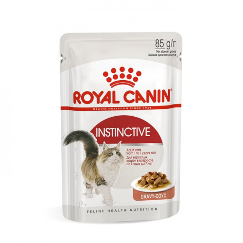 Влажный корм RC Instinctive для кошек, в соусе, пауч, 85 г Royal Canin