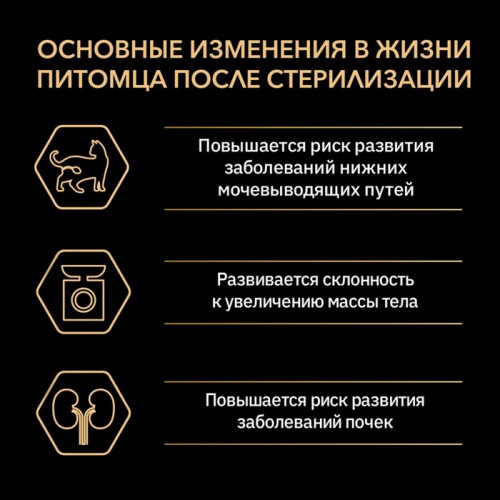 Влажный корм PRO PLAN для стерилизованных кошек, океаническая рыба в соусе, пауч, 85 г Pro Plan