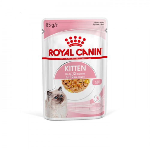 Влажный корм RC Kitten Instinctive для котят, в желе, пауч, 85 г Royal Canin