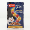 Влажный корм Felix Sensations для кошек говядина/сыр, 75 г FELIX