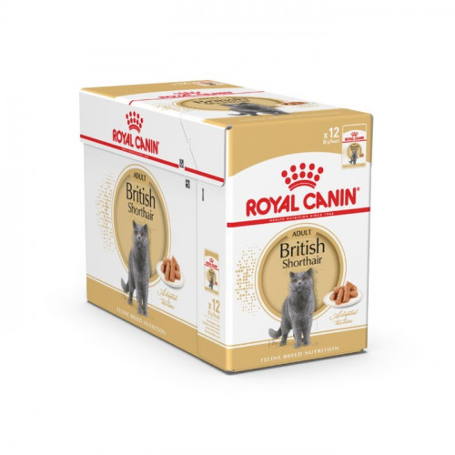 Влажный корм RC для британских кошек, соус, пауч, 85 г Royal Canin