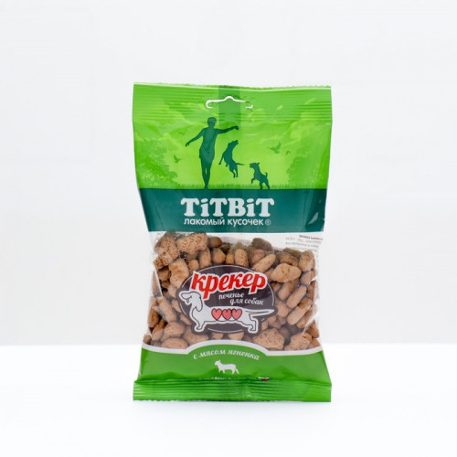 Крекер TitBit для собак, с мясом ягненка, 100 г TiTBiT