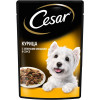 Влажный корм Cesar для собак, курица/зеленые овощами, пауч,  85 г Cesar