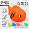 Игрушки для собак. Резиновая фигурка с пищалкой «Рыбка», 9 см, МИКС (производитель не указан)