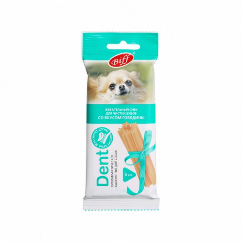 Жевательный снек Biff со вкусом говядины для малых пород, 35 г TiTBiT