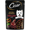 Влажный корм Cesar для собак, паприка, шпинат в соусе, пауч, 80г Cesar