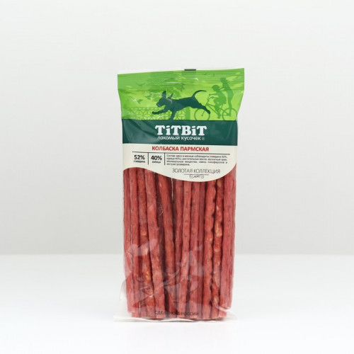 Лакомство TitBit для собак колбаса Пармская для собак, 120 г TiTBiT
