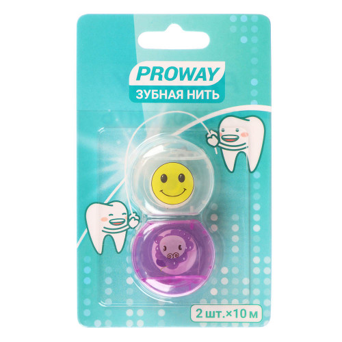 PROWAY Зубная нить 2шт х 10м Proway