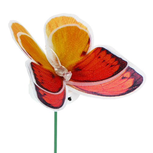 INBLOOM Фигурка на стержне 54см "Бабочка четыре крыла", ПВХ, LR44x3, 6 цветов                    INBLOOM