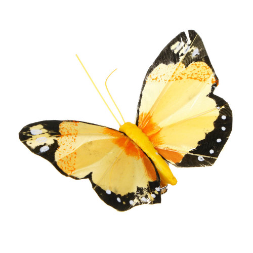 INBLOOM Бабочка декоративная Лесная на прищепке 8см INBLOOM