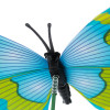 Фигурка на стержне 25см "Бабочка", ПВХ, 7-10см, 10-20 цветов (производитель не указан)