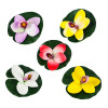 INBLOOM Орхидея декоративная для пруда, ПВХ, 14см, 5 цветов INBLOOM