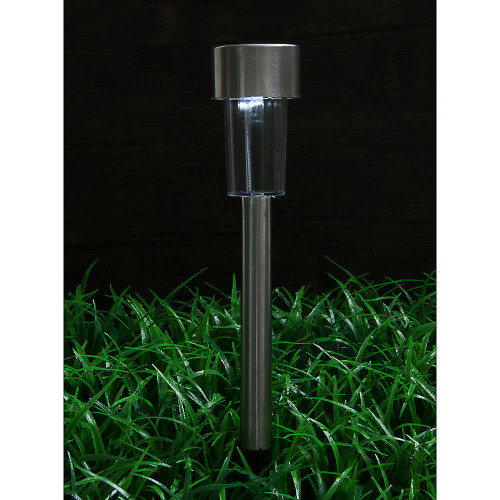 INBLOOM Фонарь на солнечной батарее, 30х4.7см, 1LED, белый, 1.2V 40mAh Ni-MH, пластик, нерж.сталь INBLOOM