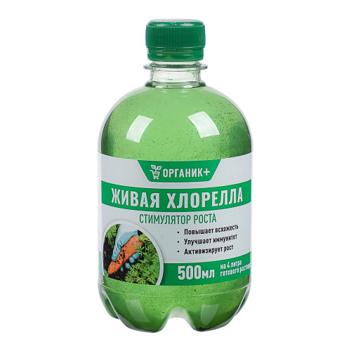 Удобрение Органик+ Суспензия Хлореллы 0,5л (производитель не указан)