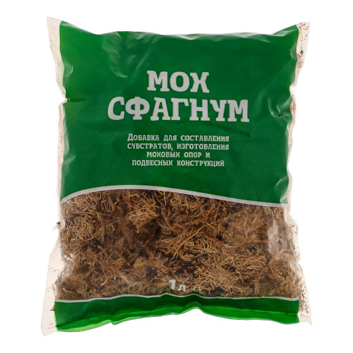 Мох сфагнум 1л (производитель не указан)