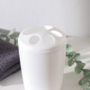 Подставка для зубных щёток Aqua, цвет снежно-белый BEROSSI