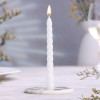 Набор свечей витых, 1,5х15 см, 2 штуки, аромат жасмин Богатство Аромата