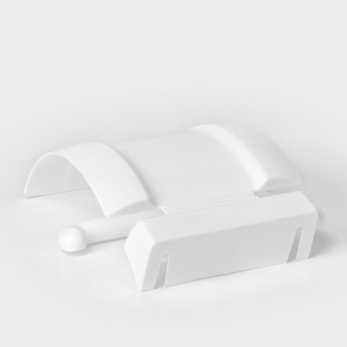 Держатель для туалетной бумаги IDEA, пластик, 6×17×4.5 см, белый IDEA