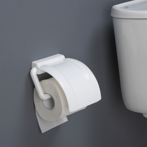 Держатель для туалетной бумаги IDEA, пластик, 6×17×4.5 см, белый IDEA