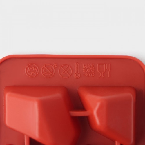 Форма для льда Доляна «Дроблёный лёд», 23×7×1,9 см, 15 ячеек, цвет МИКС Доляна