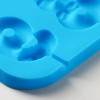 Форма силиконовая для леденцов Доляна «Цифры-мальчики», 22×14×1 см, 10 ячеек (5,5×3,5 см), с палочками, цвет синий Доляна