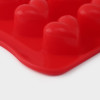 Форма для шоколада Доляна «Сердечки», 20,5×10 см, 15 ячеек (3×2,6 см), цвет МИКС Доляна