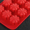 Форма для шоколада Доляна «Цветочки», 21×10×2 см, 15 ячеек, цвет МИКС Доляна