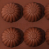 Форма для шоколада Доляна «Ассорти», 21,5×10,4×1,5 см, 15 ячеек, цвет коричневый Доляна