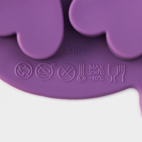 Форма силиконовая для украшений Доляна «Сердечки», 15×14,5×1,5 см, 10 ячеек, цвет МИКС Доляна
