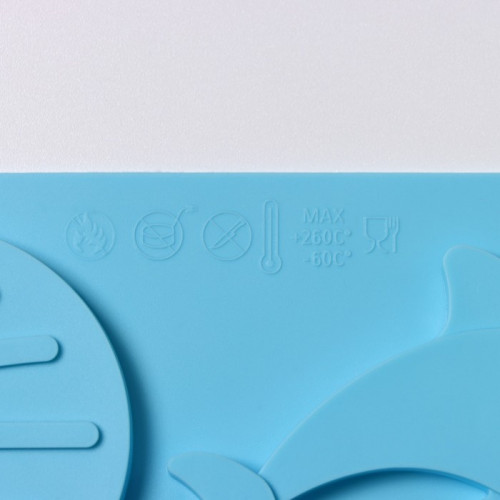 Форма силиконовая для украшений Доляна «Морская история», 23×16×0,5 см, 13 ячеек, цвет голубой Доляна