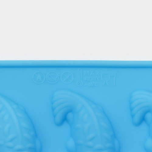 Форма силиконовая для украшений Доляна «Золотая рыбка», 22×10×1,8 см, 18 ячеек, цвет МИКС Доляна