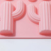Форма силиконовая для украшений «Кактус», 14×14×1,4 см, 4 ячейки, цвет МИКС (производитель не указан)