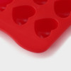 Форма для шоколада Доляна «Сердечки», 20,5×10 см, 15 ячеек (3×2,6 см), цвет МИКС Доляна