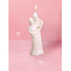 Свеча фигурная формовая «Объятие», 4×4×15 см, парафин (производитель не указан)