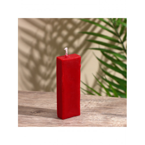 Свеча формовая с надписью Light a candle, 1.5×1.5×8.5 см, соевый воск, МИКС (производитель не указан)