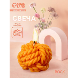 Свеча фигурная формовая «Канат», 5×5×5 см, соевый воск, МИКС