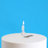 Свеча в торт 18+, белая, 4,5 х 2 см Страна Карнавалия
