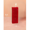Свеча формовая с надписью Light a candle, 1.5×1.5×8.5 см, соевый воск, МИКС (производитель не указан)