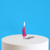 Свеча в торт 18+, розовая , 4,5 х 2 см Страна Карнавалия