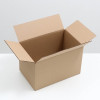 Коробка складная, бурая, 39 х 25 х 25 см (производитель не указан)