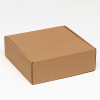 Коробка самосборная, крафт, 26 х 26 х 9,5 см (производитель не указан)