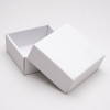 Коробка сборная без печати крышка-дно белая без окна 14,5 х 14,5 х 6 см (производитель не указан)