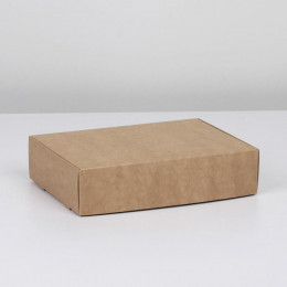 Коробка складная крафтовая 21 х 15 х 5 см