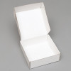 Коробка самосборная, белая, 21 х 21 х 7 см (производитель не указан)