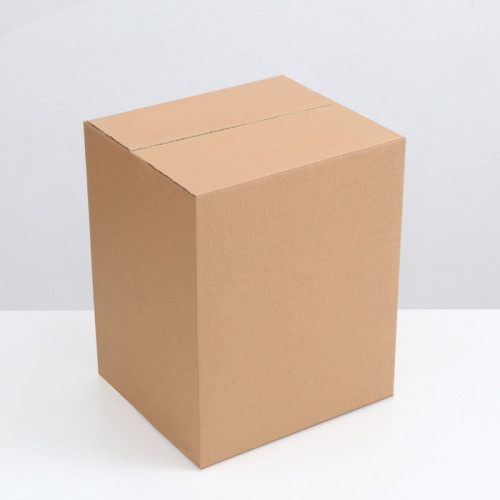 Коробка складная, бурая, 31 х 26 х 38 см (производитель не указан)