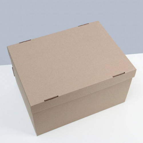 Коробка складная, крышка-дно, бурая, 35 х 25 х 20 см UPAK LAND