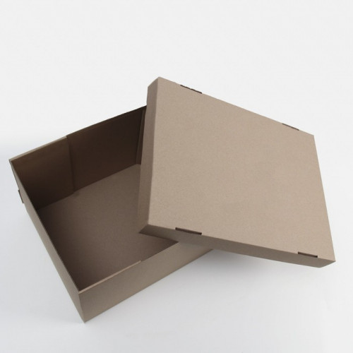 Коробка складная, крышка-дно, бурая, 35 х 25 х 20 см UPAK LAND