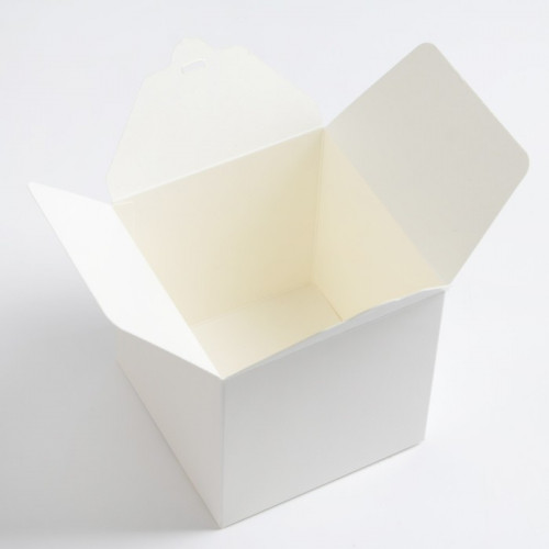 Коробка складная белая, 10 х 10 х 10 см UPAK LAND